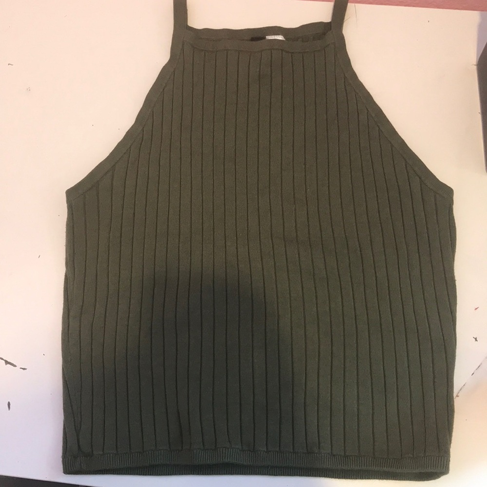 olive tank top